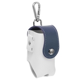 YOKIVE 1 Pcs Golf Balls Waist Bag, Sports Golf Balls Carry Pouch with Tee Holders, Buckle, Clip for Woman Man Storage Golf (White Blue)