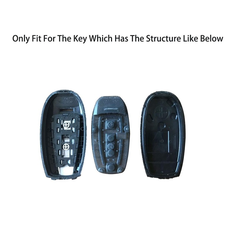 SEGADEN Replacement Key Shell + Uncut Blank Emergency Insert Key