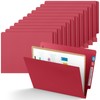 Skyygemm 24 Pack Large Classification Folders with 1 Divider,pressboard File