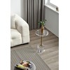 MEETLAKE Clear Acrylic End Table,Side Table,for Livingroom,13.5 x 13.5 inch,