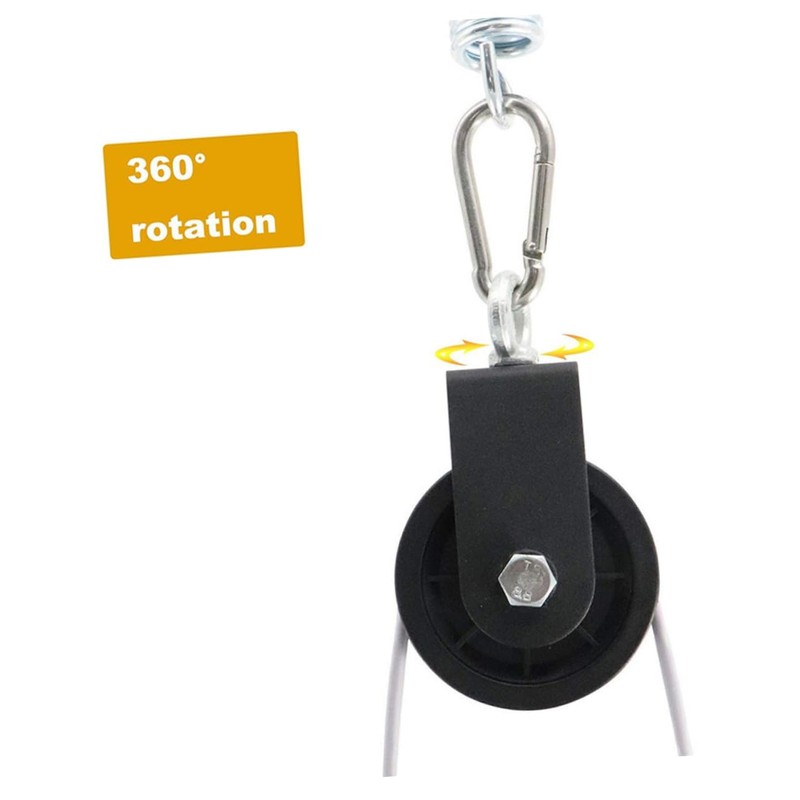 GRIRIW 1 Set Fitness Pulley System Silent Lifting Bearing for