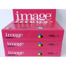A4 160gsm IMAGE IMPACT Smooth White Card (500 Sheets). Premium Quality Printing Results.