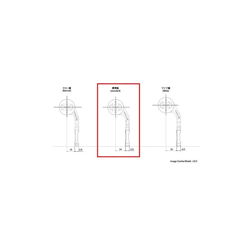 REC-MOUNTS Cat Eye GPS Combo Mount for Cantilever (Standard Width)