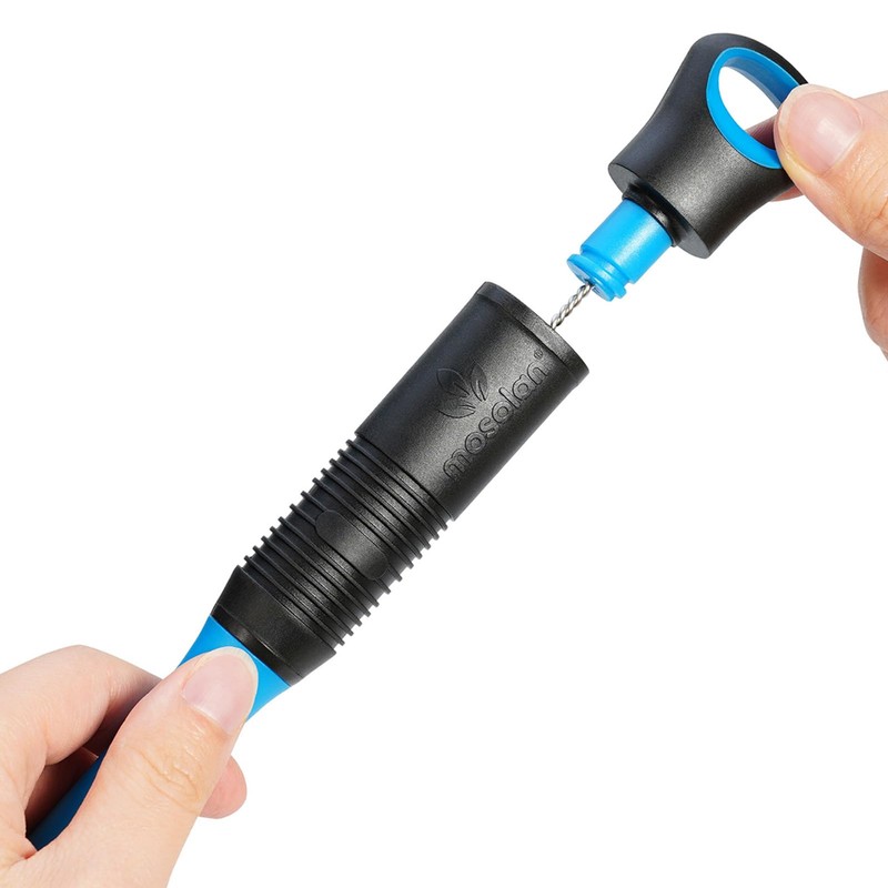 MOSOLAN 2-in-1 Water Bottle Brush and Straw Cleaner Brush, Long