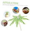 Alipis 4sets Compact Coconut Cocktail Picks Disposable Food Sticks for
