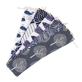 Straw Carrying Case - 5 Packs Pouch , Reusable Straws Cloth Bag for Straight Drinking Straws , Spoon, Chopsticks - Straws Organizer