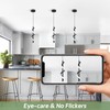 13W Modern Spiral Led Pendant Light Fixture, Cold White 5500K