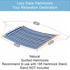 Lazy Daze 12 FT Quilted Double Hammock with Spreader Bar,