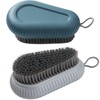 2 Pieces Heavy Duty Nail Brush for Nail Tips Durable