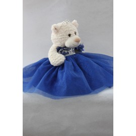 20" Quince Anos Quinceanera Last Doll Teddy Bear with Dress Centerpiece ~ B16631 15 Royal Blue