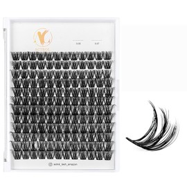 ACTROL Individual Eyelash Lashes Clusters ACT-A 0.05 14-20mm Mix D Curl - Natural & Bold Volume Lashes, Reusable DIY Lash Extensions for Customized Looks - Hypoallergenic & Cruelty-Free