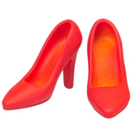 HiPlay 1/12 Scale Action Figure Accessory: Red High Heels Model For 6-inch Miniature Collectible Figure TYM136E