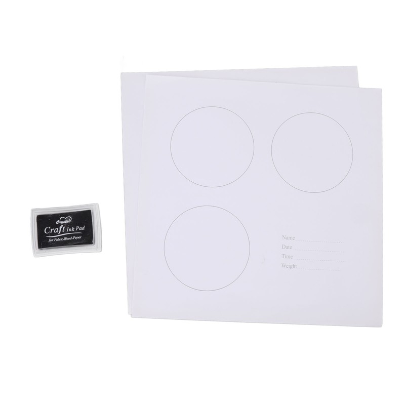 Baby Handprint Footprint Kit for Newborn Boys Girls Wear Resistant