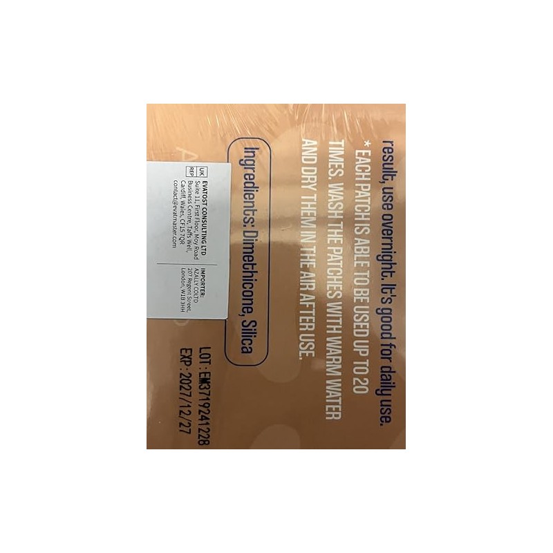 Silicone Wrinkle Patches for Forehead, Under Eye & Face: Reusable
