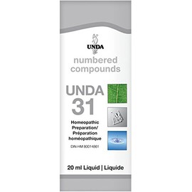 UNDA - UNDA 31 Numbered Compounds - Homeopathic Preparation - 20 ml Liquid