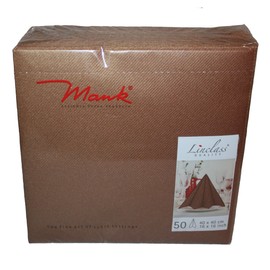Mank Airlaid Napkins 40 x 40 cm Premium Disposable Napkin Textile-like and Absorbent Perfect for Weddings and Parties Pack of 50 Bronze