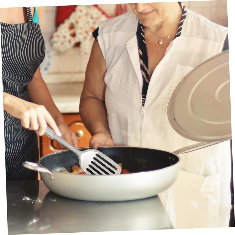 COLLBATH 5-Piece Stainless Steel Kitchen Utensil Set Wok Spoon Serving