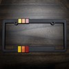Classic Retro Heritage Stripe License Plate Frame - Fits Toyota