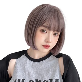 Bright Lara tf1704-KU Bob Short Full Wig, Women's Wig, Women's Wig, Black Hair, Blonde, Everyday Use