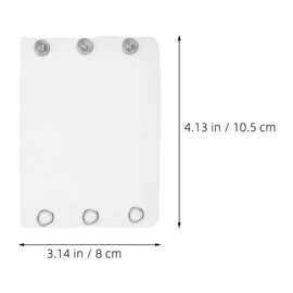 Homoyoyo Clothes 4pcs Jumpsuit Baby Extender Snaps Extender Easy Wear for Premature Newborns