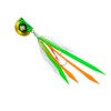 DUEL SHGM F1118-SHGM-Holo Gold Green Fishing Lure, Salty Rubber Slide,