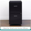 Lorell Space Solutions 18" Metal 2 Drawer Mobile Smart Vertical