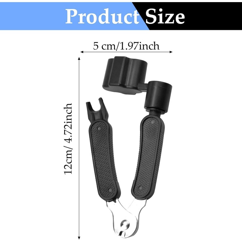 1 Pcs Guitar String Winder Cutter, Multifunctional String Winder and