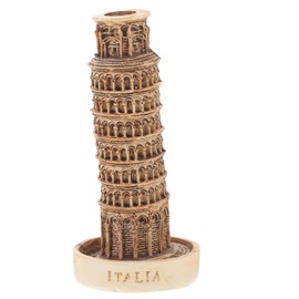 Alipis Italy Pisa Tower Statue Model -E State -G Statue Antique Torre Di Pisa Table Sculpture Italian Travel Gifts Souvenirs Figures For Roman Fans Lovers Home Decor