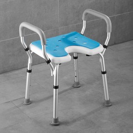 U-shaped bath chair for elderly patients, disabled bathroom chair, height-adjustable chair GAM-005U