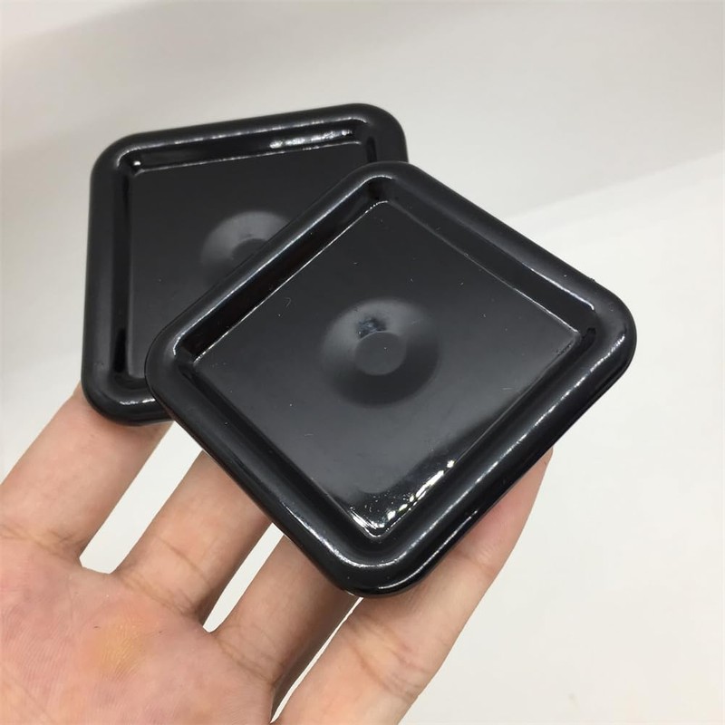 2.5 inch Square Reusable Carpet Bottom Furniture Caster Cups to