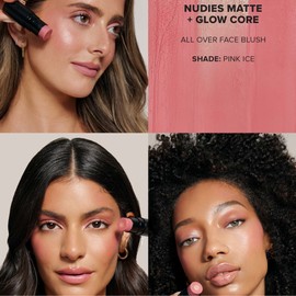NUDESTIX Nudies Matte and Glow Core All Over Face Blush Colour 6g (Various Shades), Tan Glow