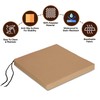 ASAB Waterproof Seat Pads for Dining Chairs Anti Slip Surface