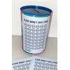 Money Tin Challenge Sticker Only (Blue, 1000)