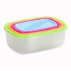 Chef Aid 4 Rectangular Storage Containers