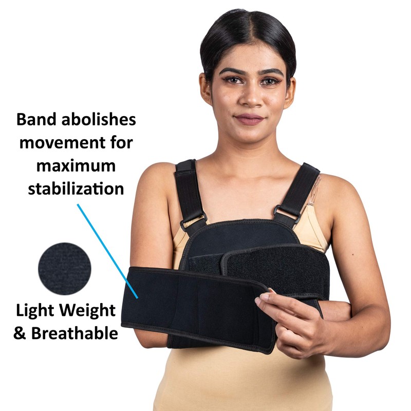 Wonder Care Arm Sling Shoulder Brace Fully Adjustable Rotator Cuff