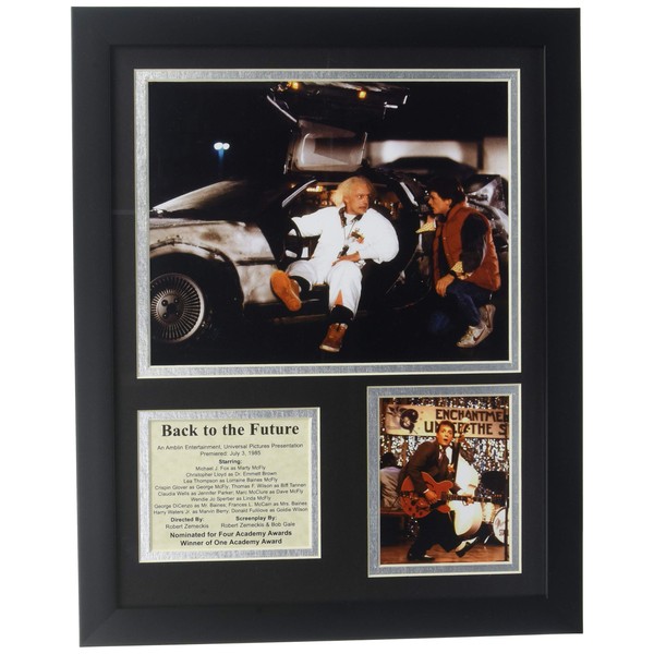 Legends Never Die "Back to The Future Framed Photo Collage,