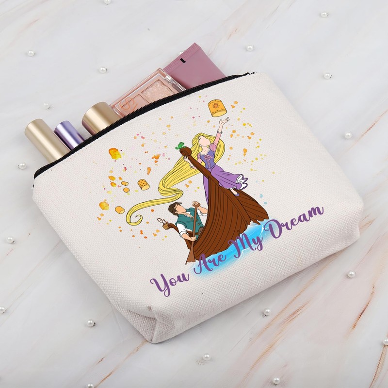 PLITI Princess Rapunzel Cosmetic Bag Tangled Lover Gifts You are