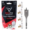 Bullfix Shelf Fixing Kit - Heavy Duty Plasterboard Fixings for