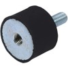 4pcs M8X23D40mmH30mm Cylindrical Rubber Mount Shock, Rubber isolator Mounts,Vibration Isolators