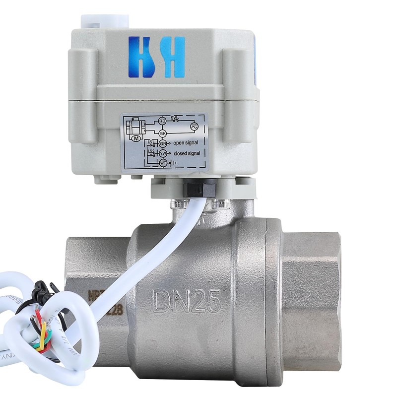 HSH-Flo 1 inch NPT 2 Way 12VDC 9-24VAC/DC Stainless Steel