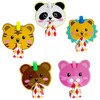 Mini Animal Scrolling Bird with Blowback 5 Types Set of