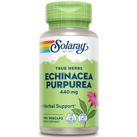 SOLARAY Echinacea Purpurea Root 440 mg | Healthy Immune & Respiratory Function Support | 100 VegCaps