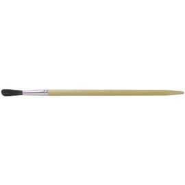Weiler 41005 5/32" Marking Brush, Black Bristle, 15/16" Trim Length, Long Handle (Pack of 12)