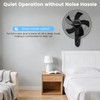 Fanspex 16" Wall Mounted Fan with Auto-oscillation, Timer, Adjust Wind