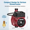 CrestWave Hot Water Recirculating Pump, 125W 115V Automatic Circulation Pump