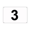 XILIWU Parking Lot Number Plate (Single Item) 9.8 x 6.5