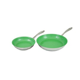 Tuxton Home Concentrix Nonstick Color Frypans, 8"/11", Cilantro Green