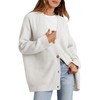 Caracilia Women's Oversized Cardigan Sweaters Long Sleeve Button Down Open