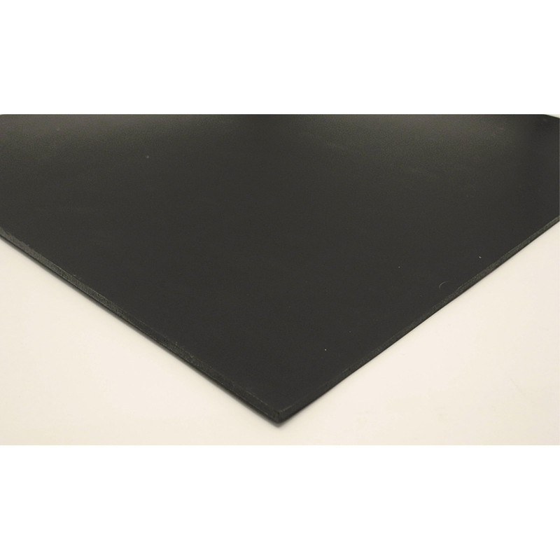 WAKI Rubber Sheet Black Tarp, black