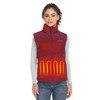 ORORO Women's Heated Down Vest with Battery, Lightweight Heating Vest